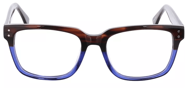 Elite Unisex's Tortoise/Blue Square Eyeglasses Online & In