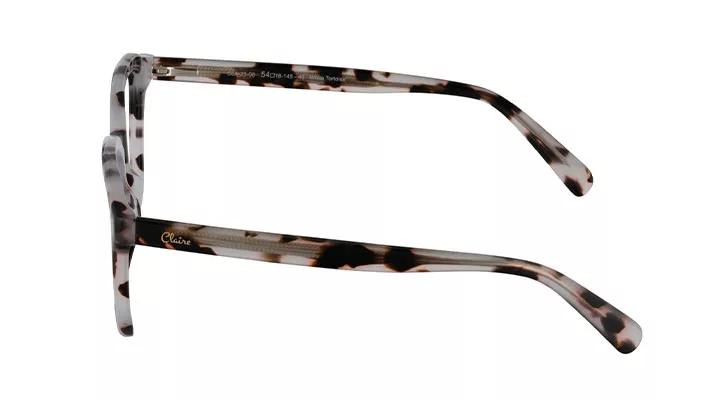 Claire Women's White Tortoise Square Eyeglasses Online & In