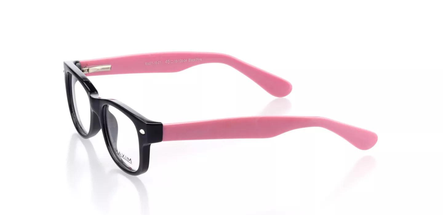 Coast Boys's Black/Pink Rectangular Eyeglasses Online & In