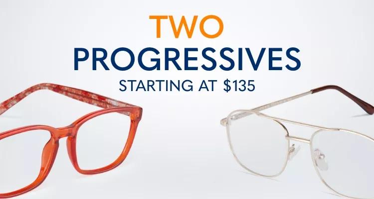 TWO PROGRESSIVES STARTING AT $135