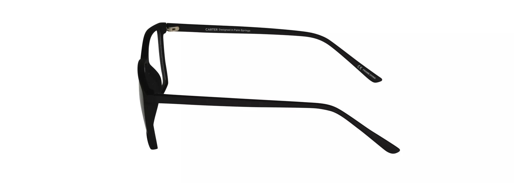 リアル Carter Men's Black Square Eyeglasses Online & In-store メガネ・老眼鏡