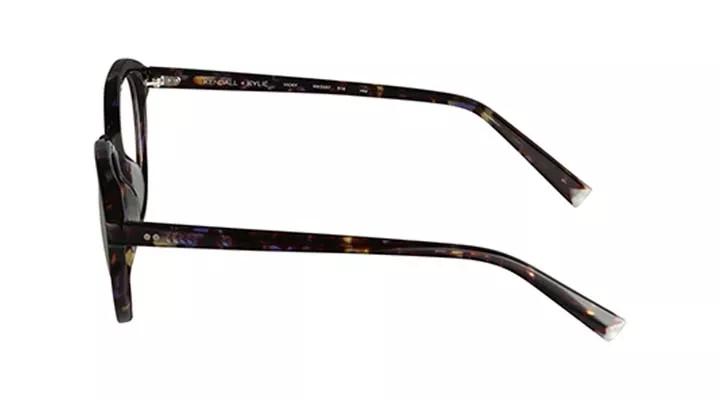 希少になる Violet Women's Kylie and Kendall Tortoise Eyeglasses Round トップス