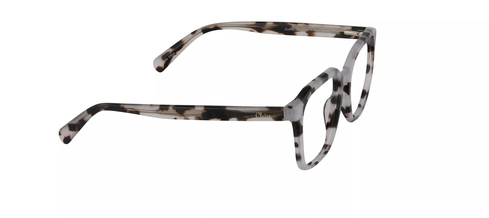 Claire Women's White Tortoise Square Eyeglasses Online & In