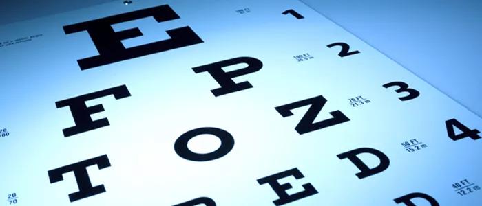 Eye Exam Chart.