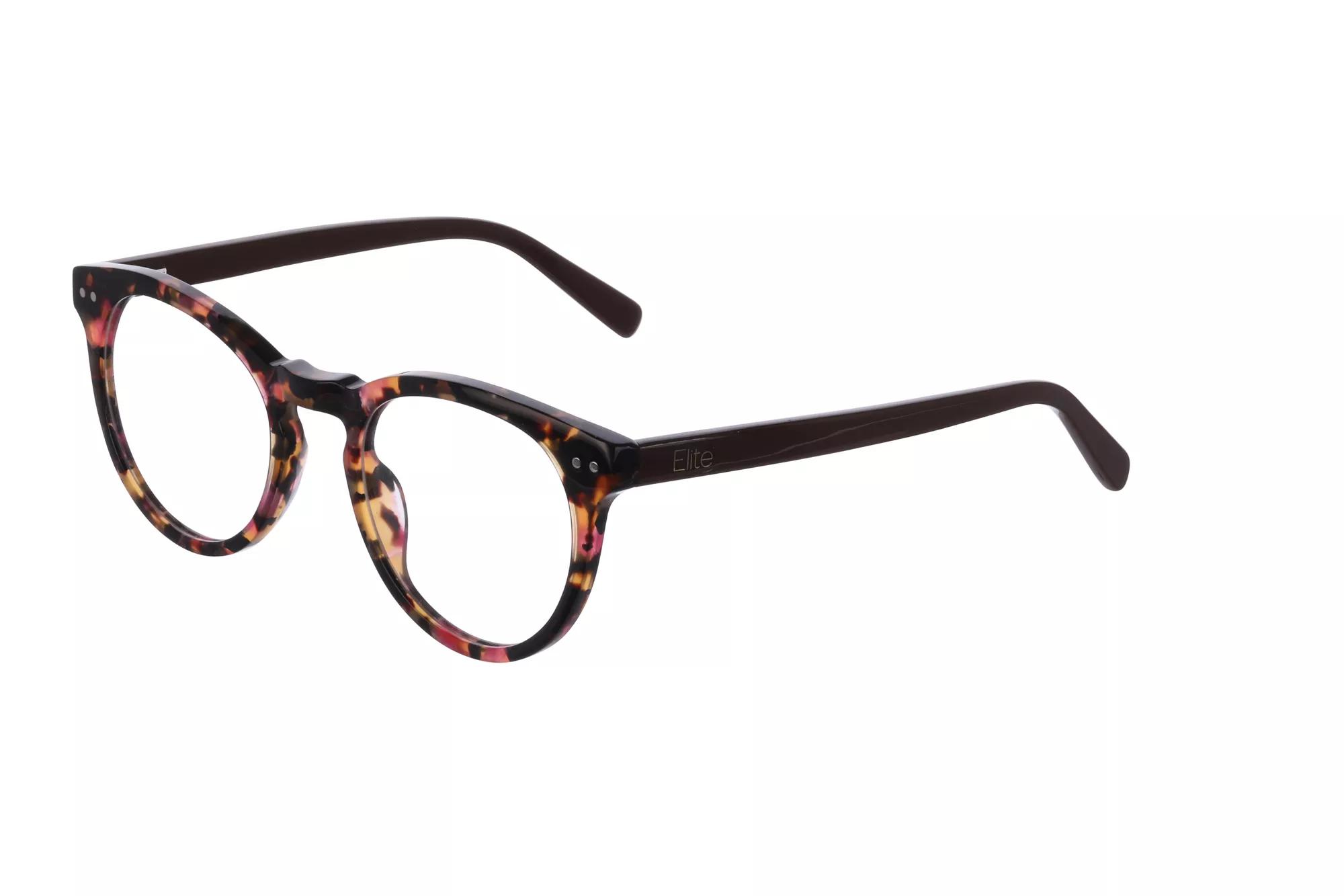 Elite Women's Pink Tortoise Round Eyeglasses Online & In