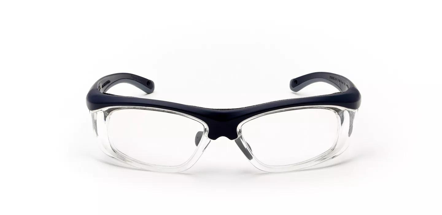 Pentax Unisex's Navy Blue/Gray Rectangular Eyeglasses Online