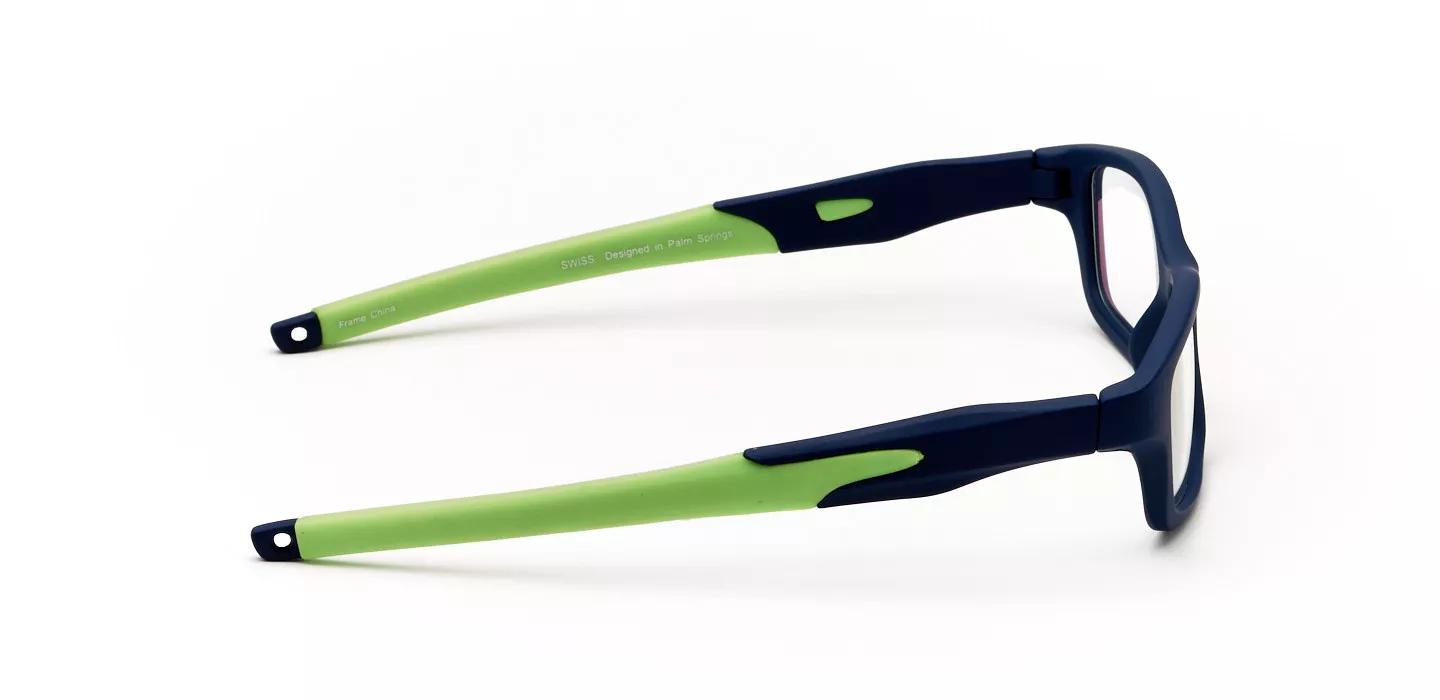 Swiss Men's Navy Rectangular Eyeglasses Online & In-store