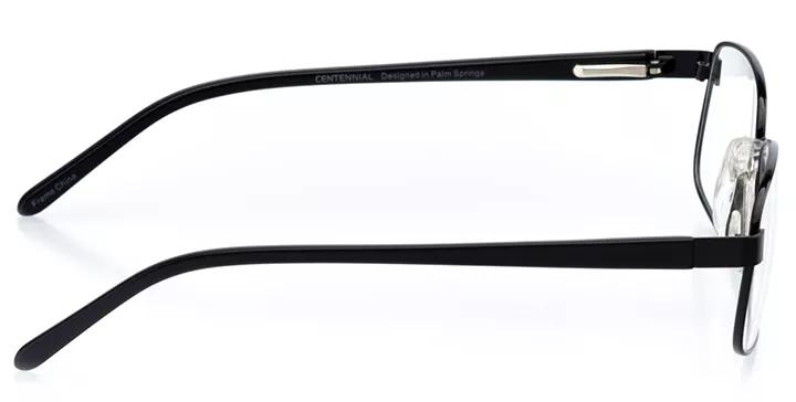 Centennial Men's Black Rectangular Eyeglasses Online & In