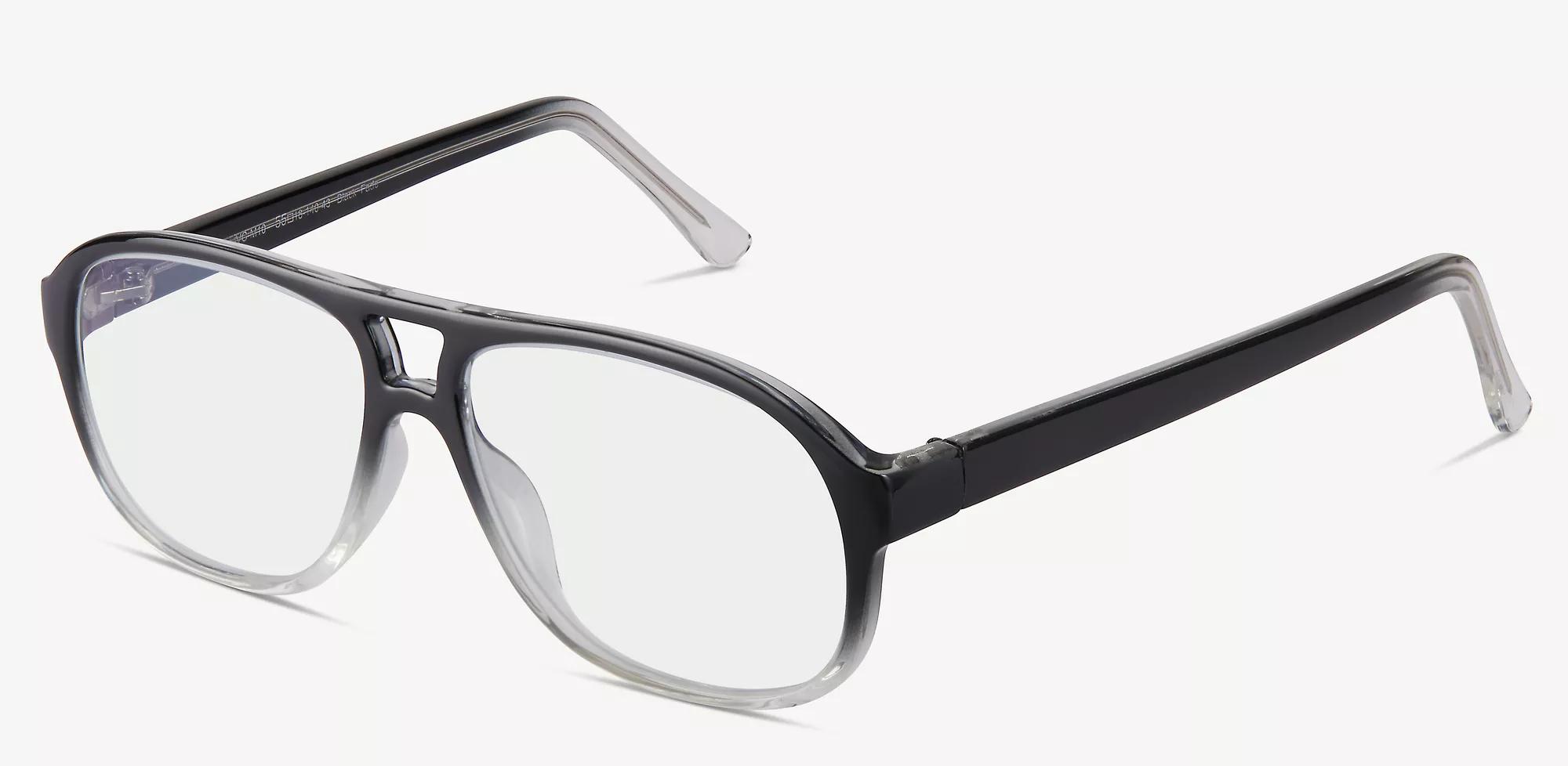 Elements Men's Black Fade Double Bar Eyeglasses Online & In