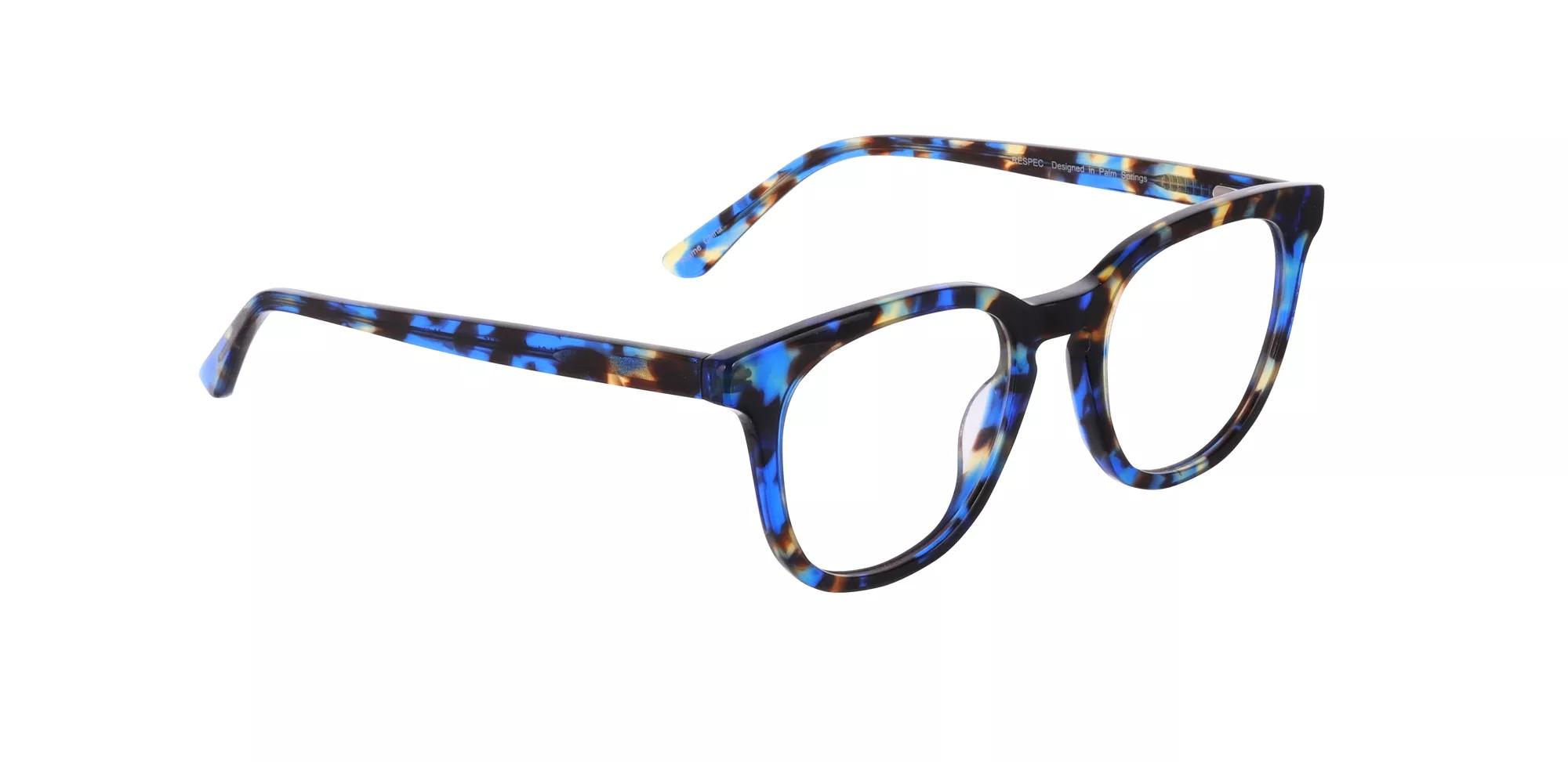 Respec Unisex's Blue Tortoise Round Eyeglasses Online & In