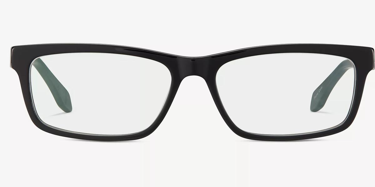 【値下げ】Cittta Acre Michael Young ブラック Carter Men's Black Rectangular Eyeglasses Online & In-store