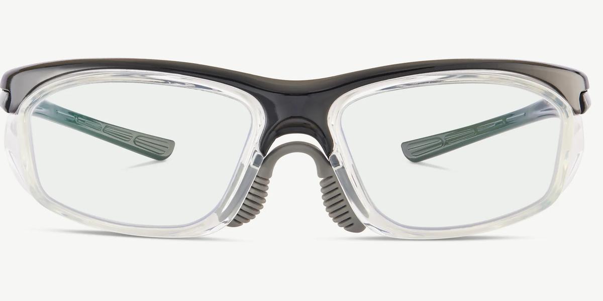 Pentax Unisex's Navy Blue/Gray Rectangular Eyeglasses Online & In