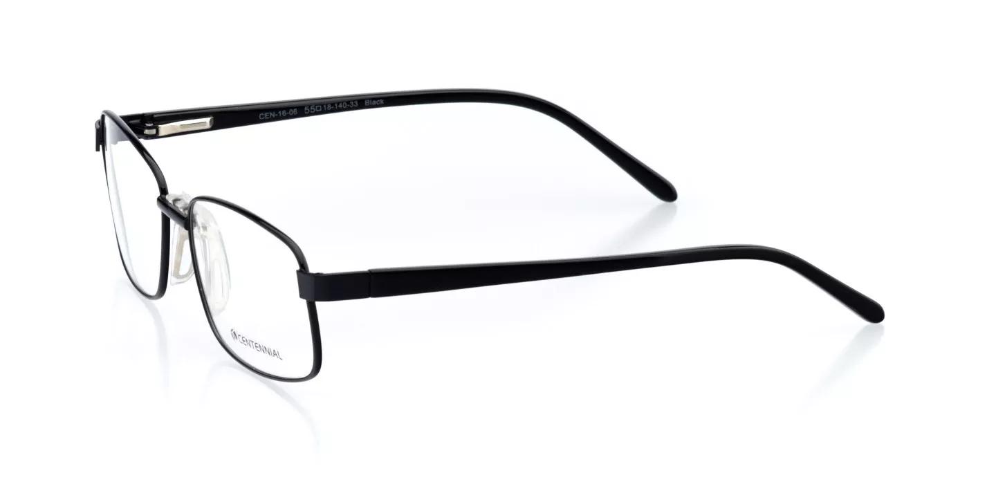 Centennial Men's Black Rectangular Eyeglasses Online & In
