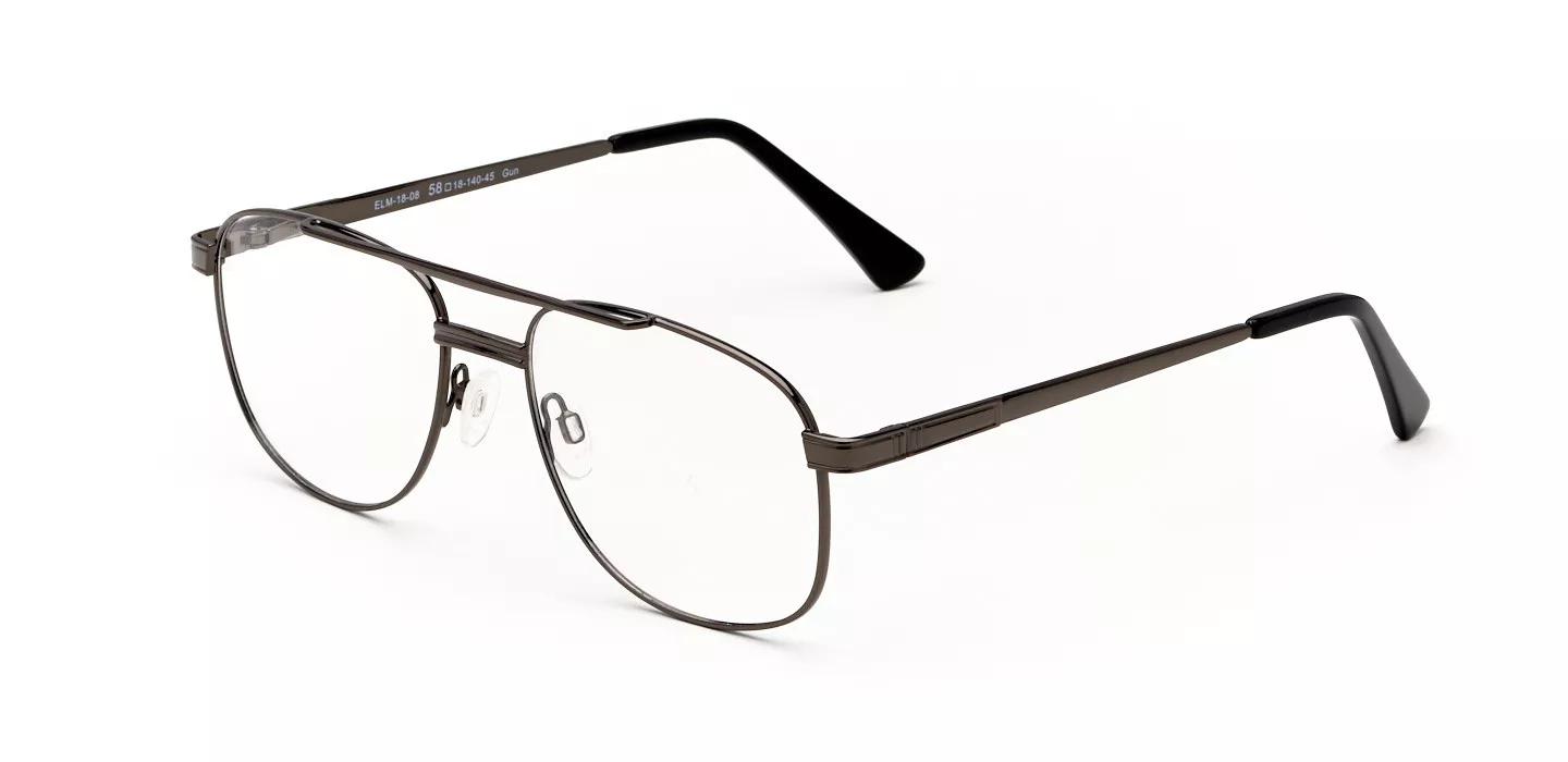 Elite Men's Gun Double Bar Eyeglasses Online & In-store
