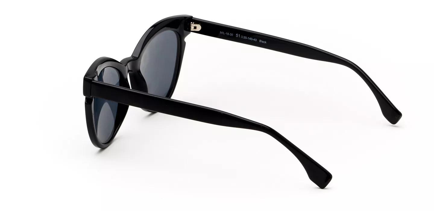 Milan Women's Black Cat Eye Sunglasses Online & In-store