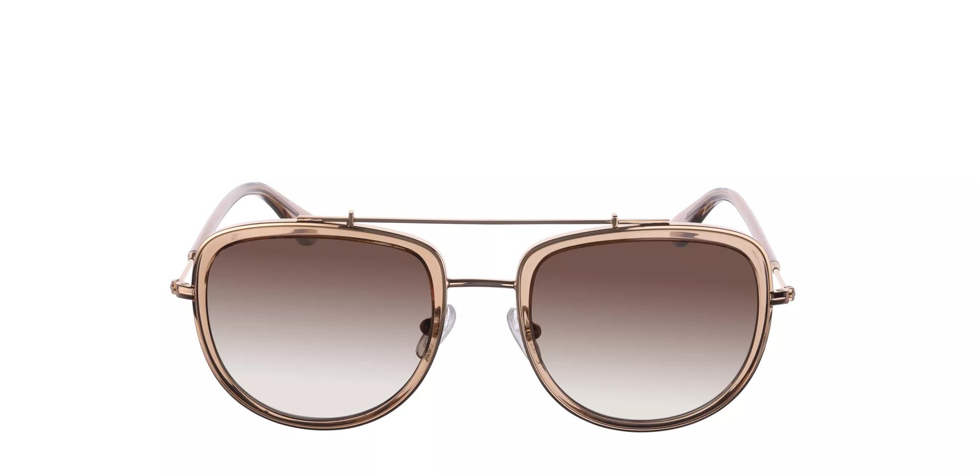 Unique Aviator Sunglasses | Light Gold, Gold and Silver | Geometric Nose Bridge Detail good