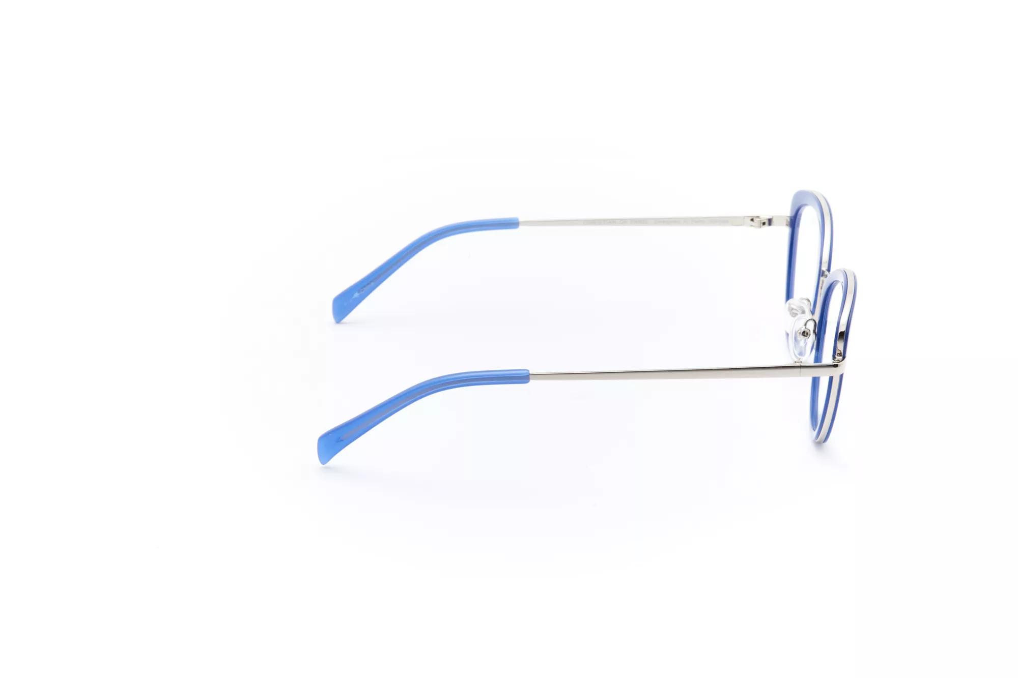Christian of Paris Women's Milky Blue Cat Eye Eyeglasses